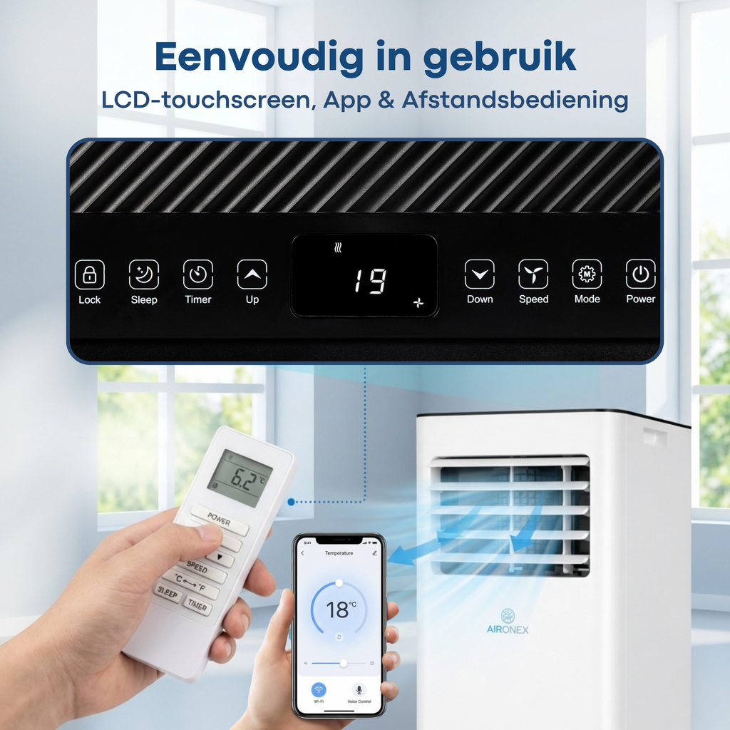 Mobiele Airco Aironex 7000 BTU