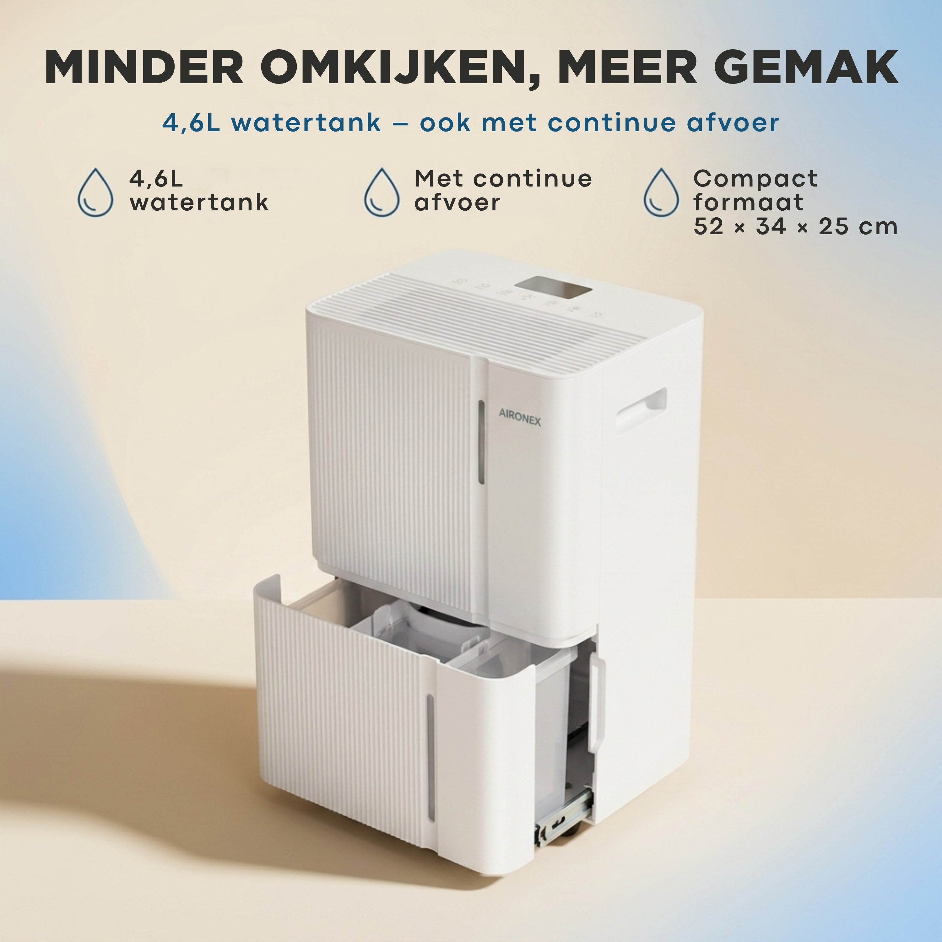 Luchtontvochtiger Aironex 30 liter