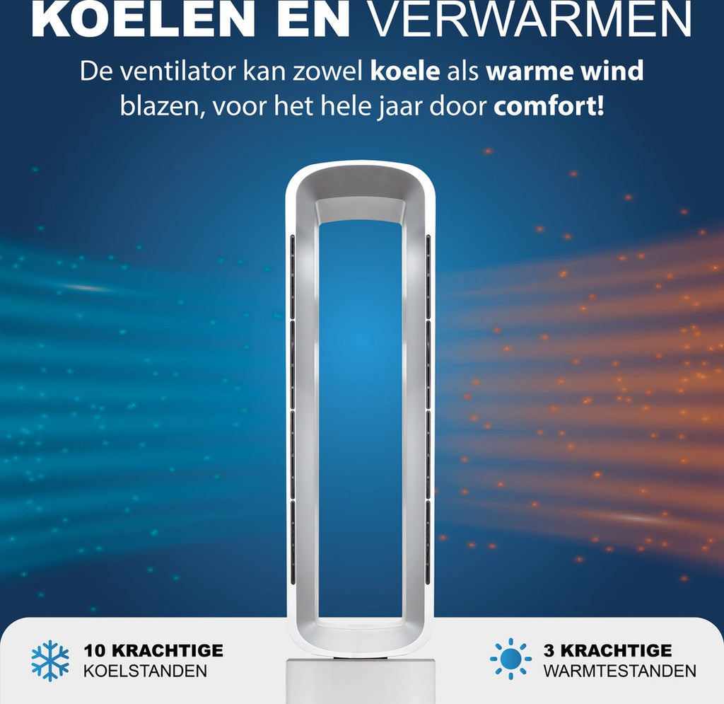 Aironex Bladloze Ventilator - Energiezuinige Luchtkoeler