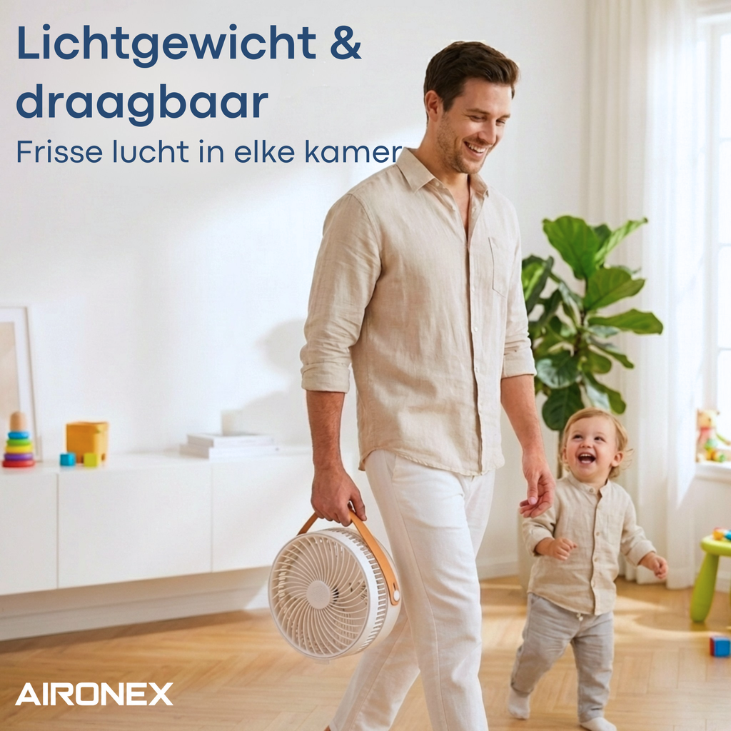 Aironex Opvouwbare Draagbare Ventilator
