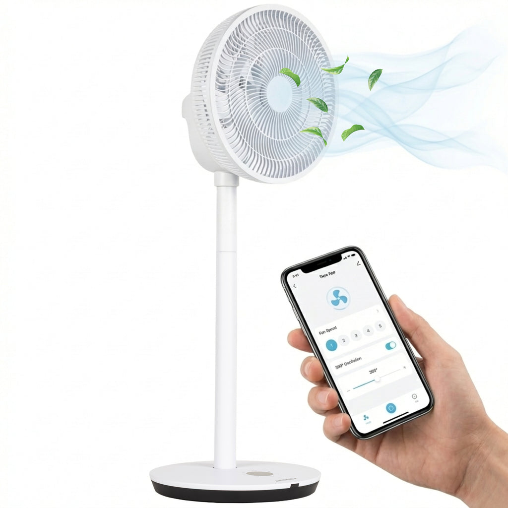 Aironex Ventilator - Stille Statiefventilator met 26 snelheden