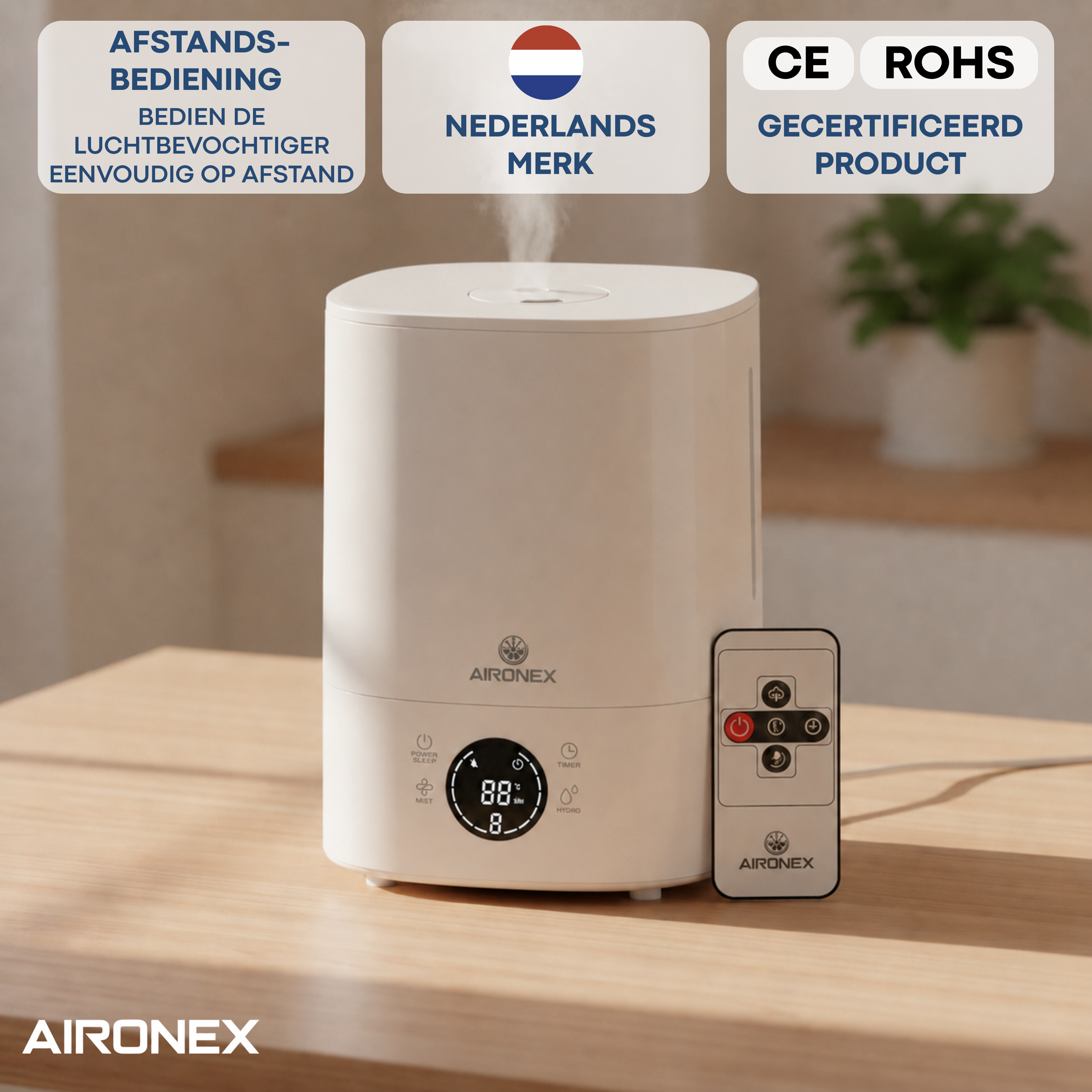 Luchtbevochtiger Aironex 6 liter
