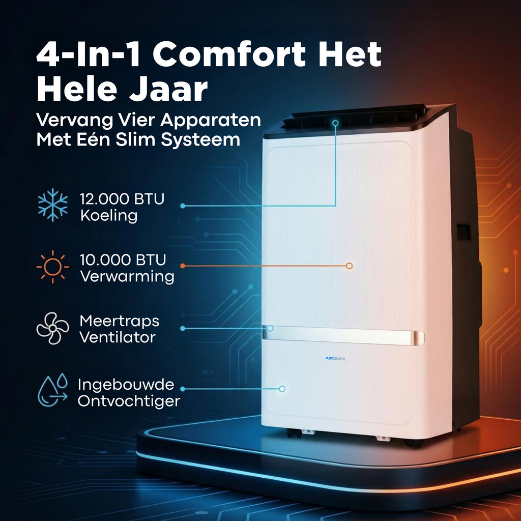 Mobiele Airco Aironex 12000 BTU