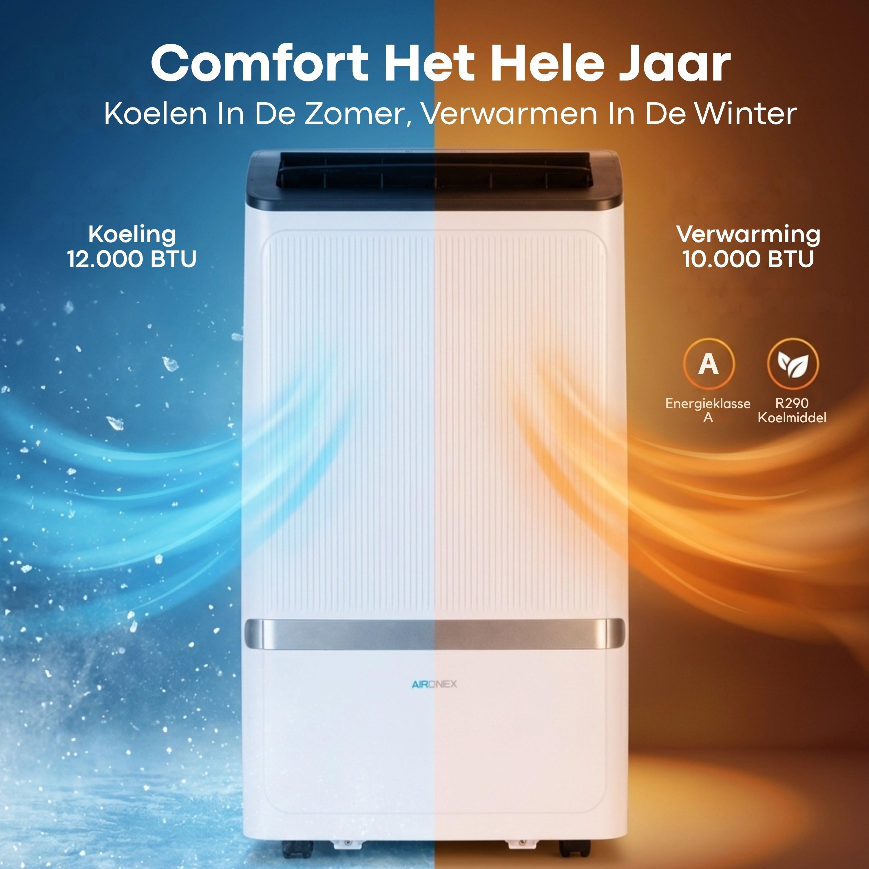 Mobiele Airco Aironex 12000 BTU