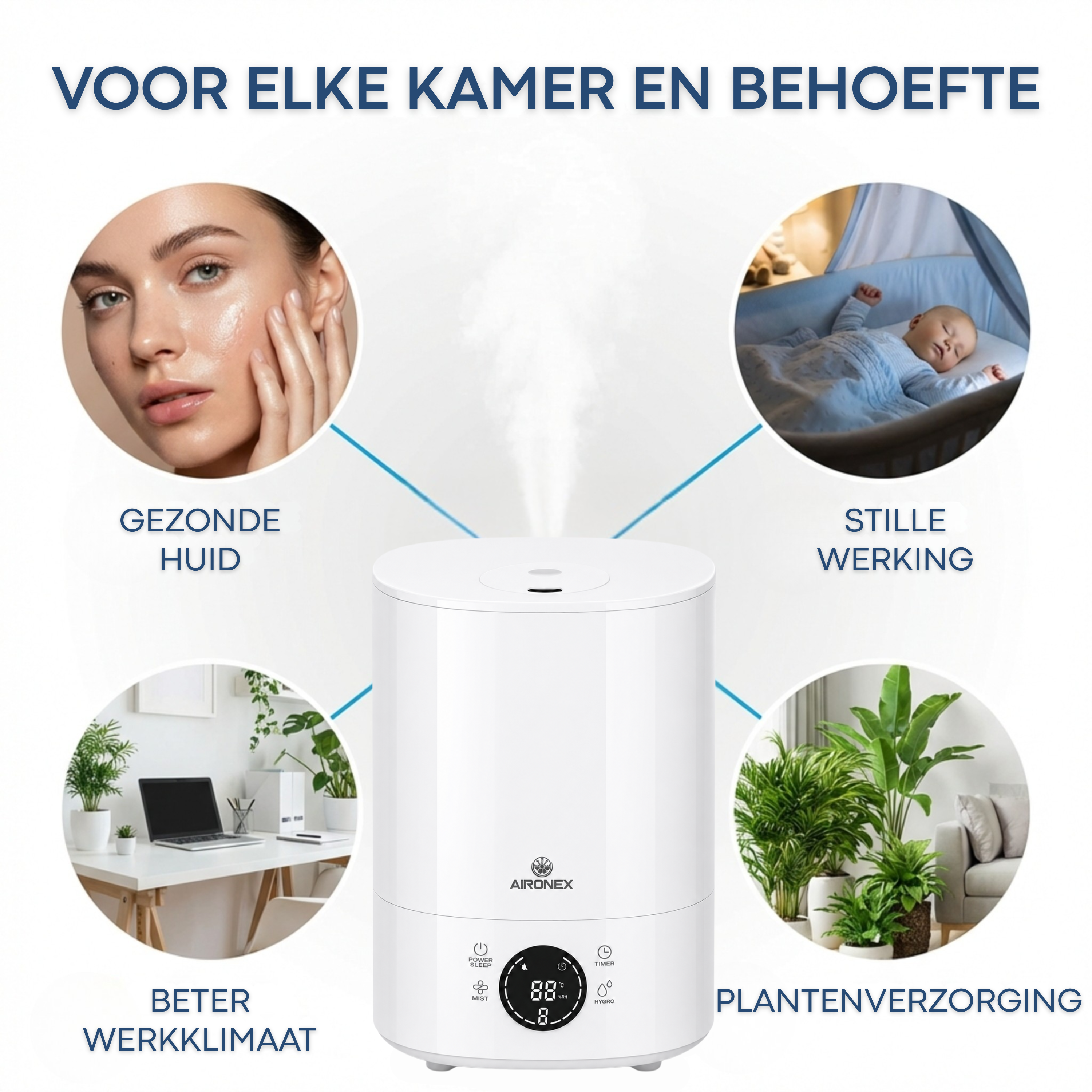 Luchtbevochtiger Aironex 6 liter