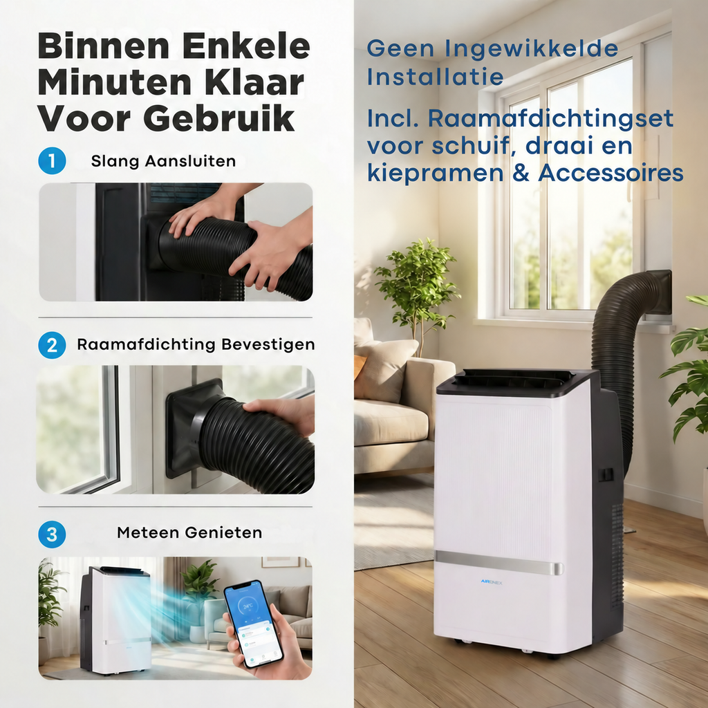 Mobiele Airco Aironex 12000 BTU