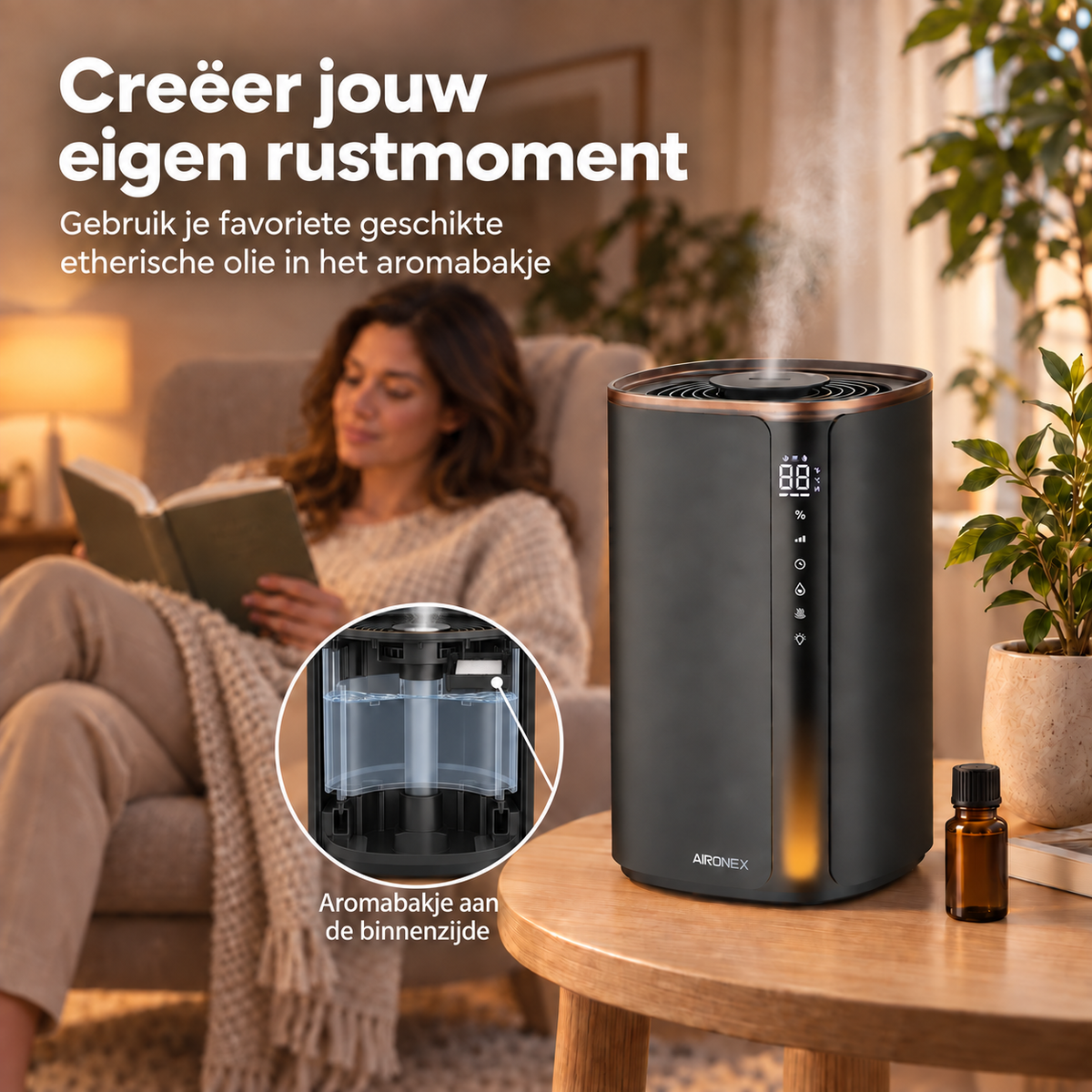 Aironex Pro+ Luftbefeuchter 4,5 Liter