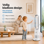 Aironex Bladloze Ventilator - Energiezuinige Luchtkoeler - Met Wifi