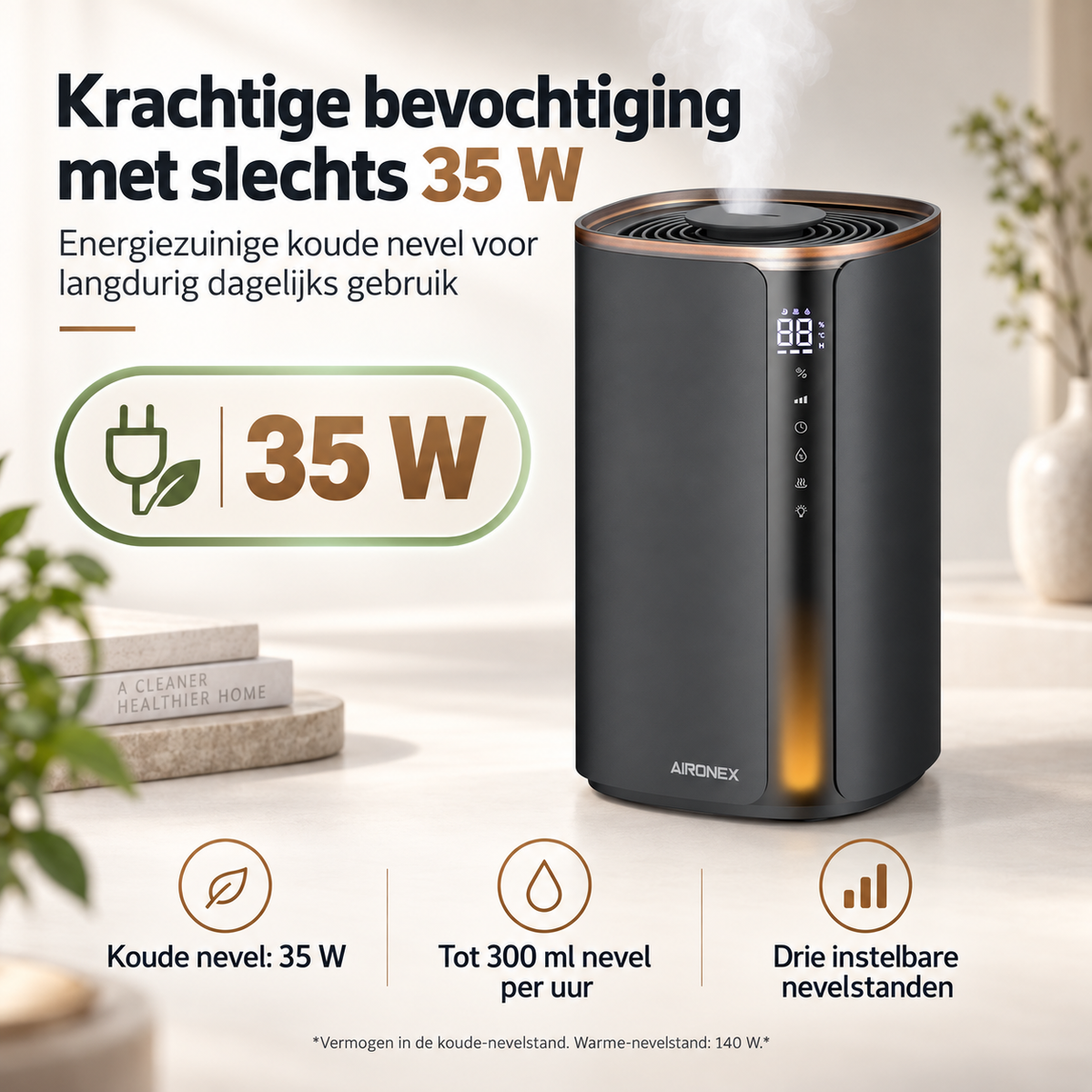 Aironex Pro+ Luftbefeuchter 4,5 Liter