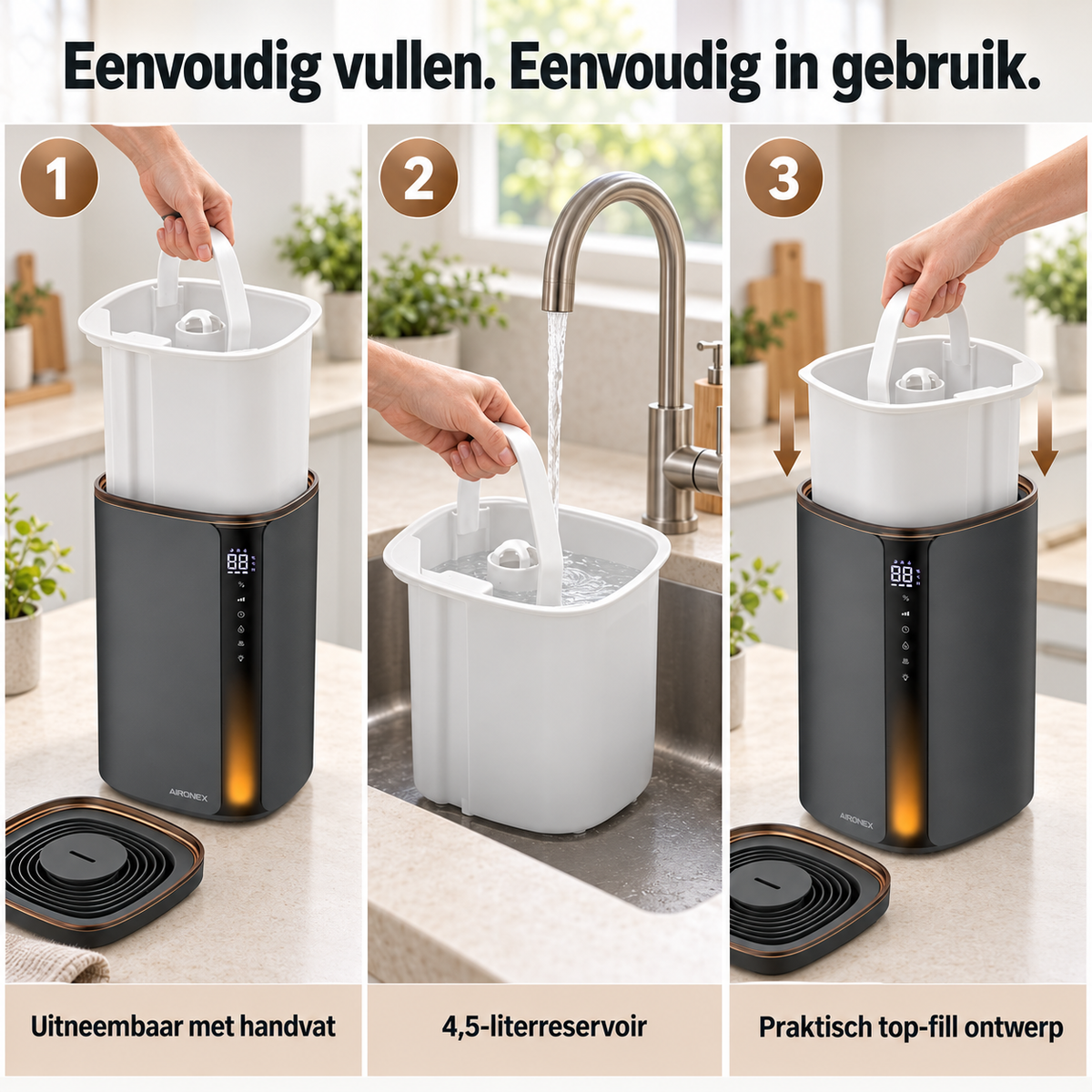 Aironex Pro+ Luftbefeuchter 4,5 Liter